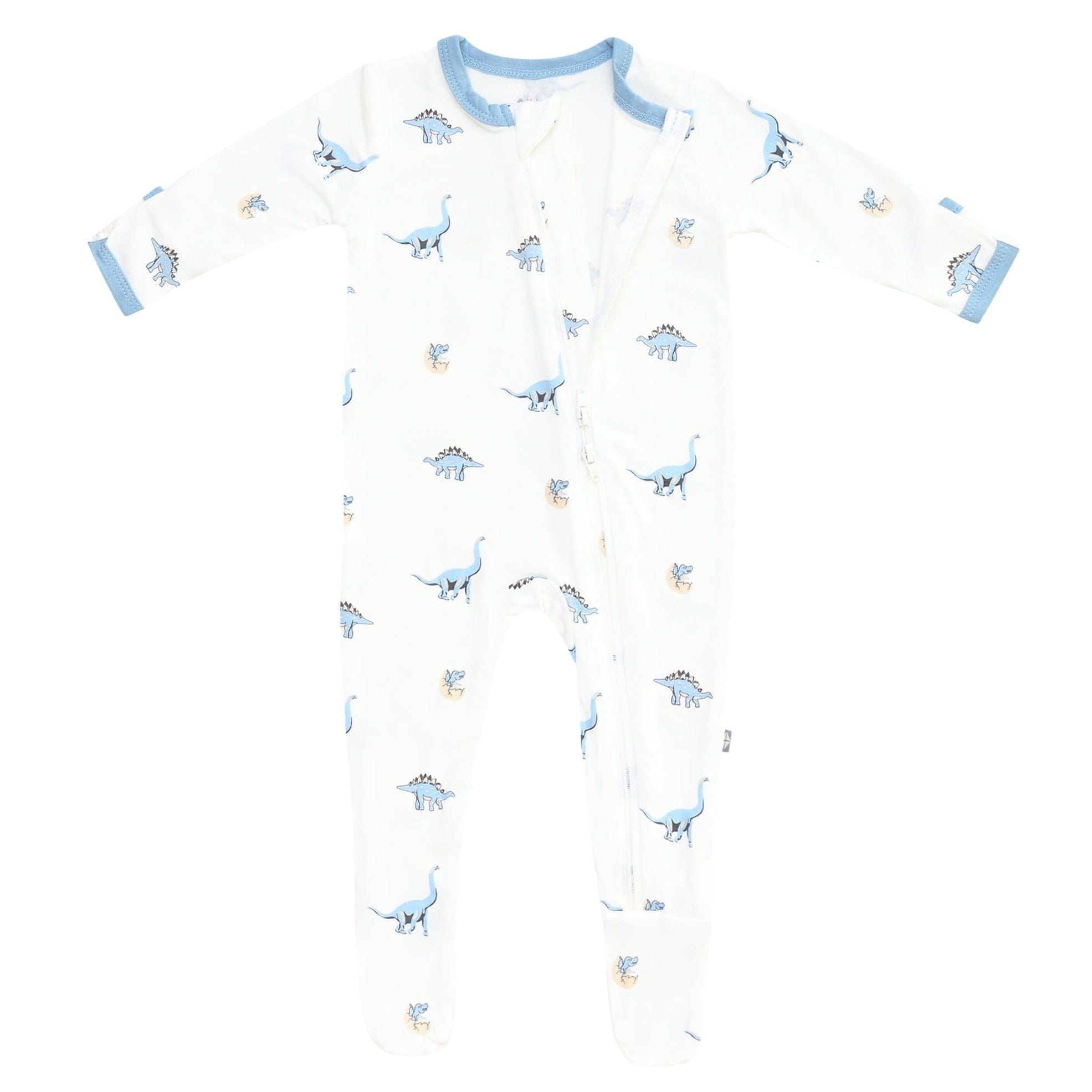 Kyte BABY Zippered Footies Printed Zippered Footie in Jurassic