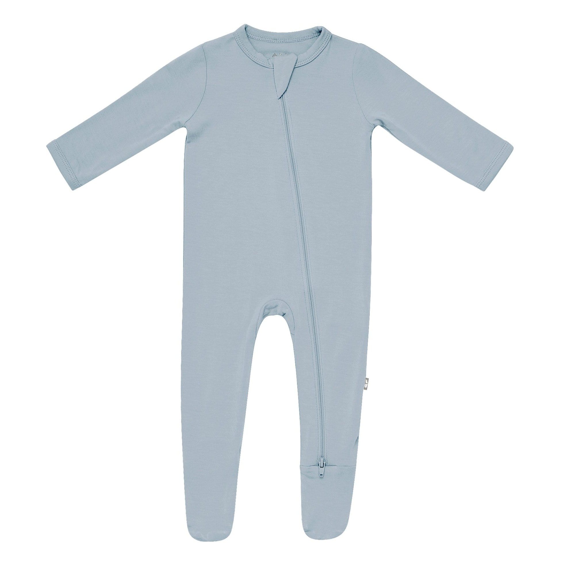 Kyte BABY Zippered Footies Zippered Footie in Fog