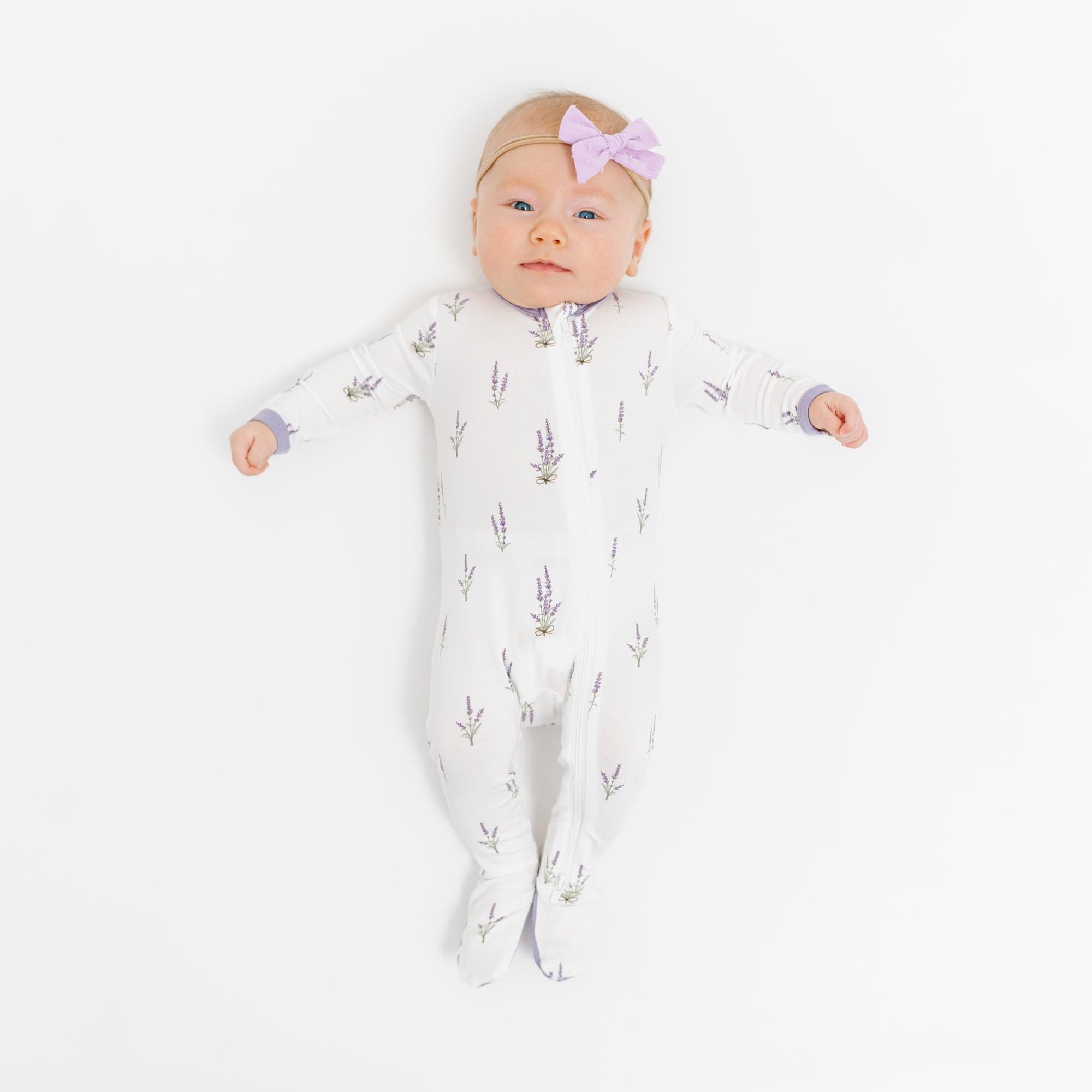 Kyte Baby Zippered Footies Zippered Footie in Lavender