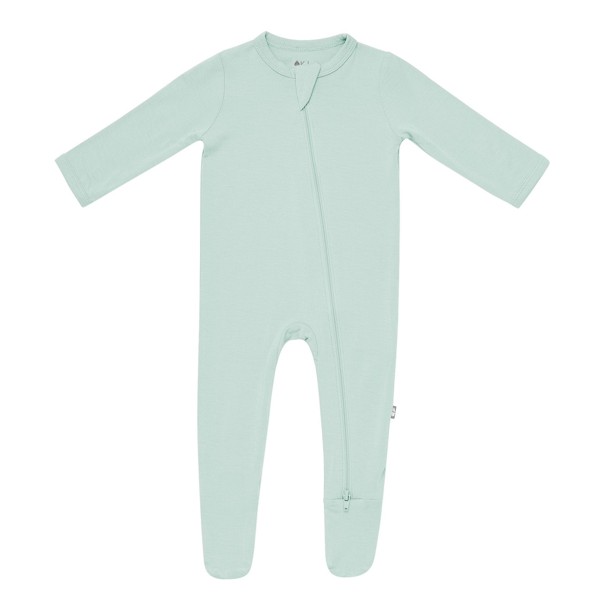 Kyte BABY Zippered Footies Zippered Footie in Sage