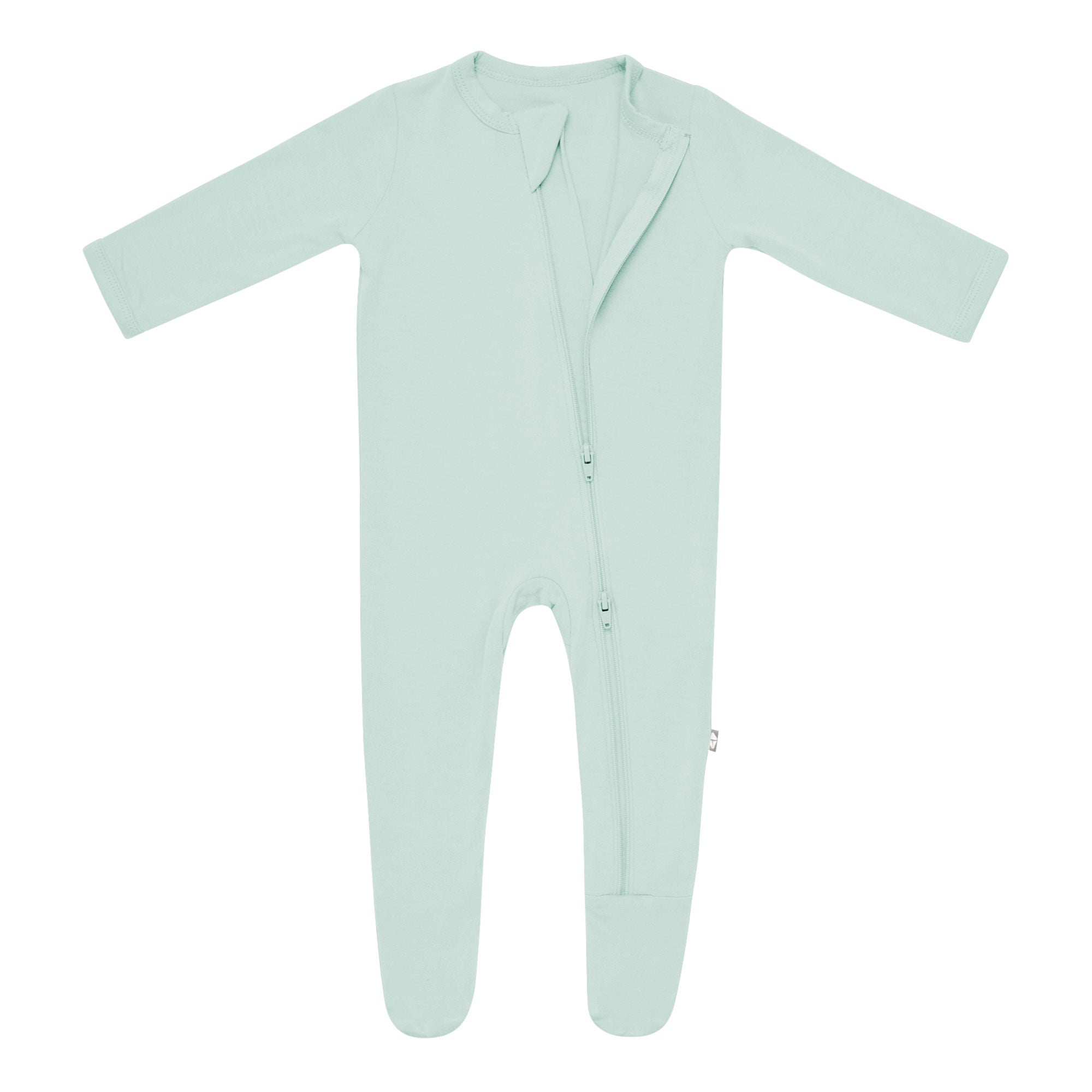 Kyte BABY Zippered Footies Zippered Footie in Sage