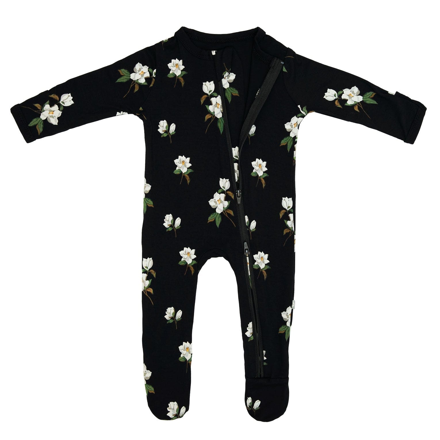 Kyte BABY Zippered Footies Zippered Footie in Small Midnight Magnolia