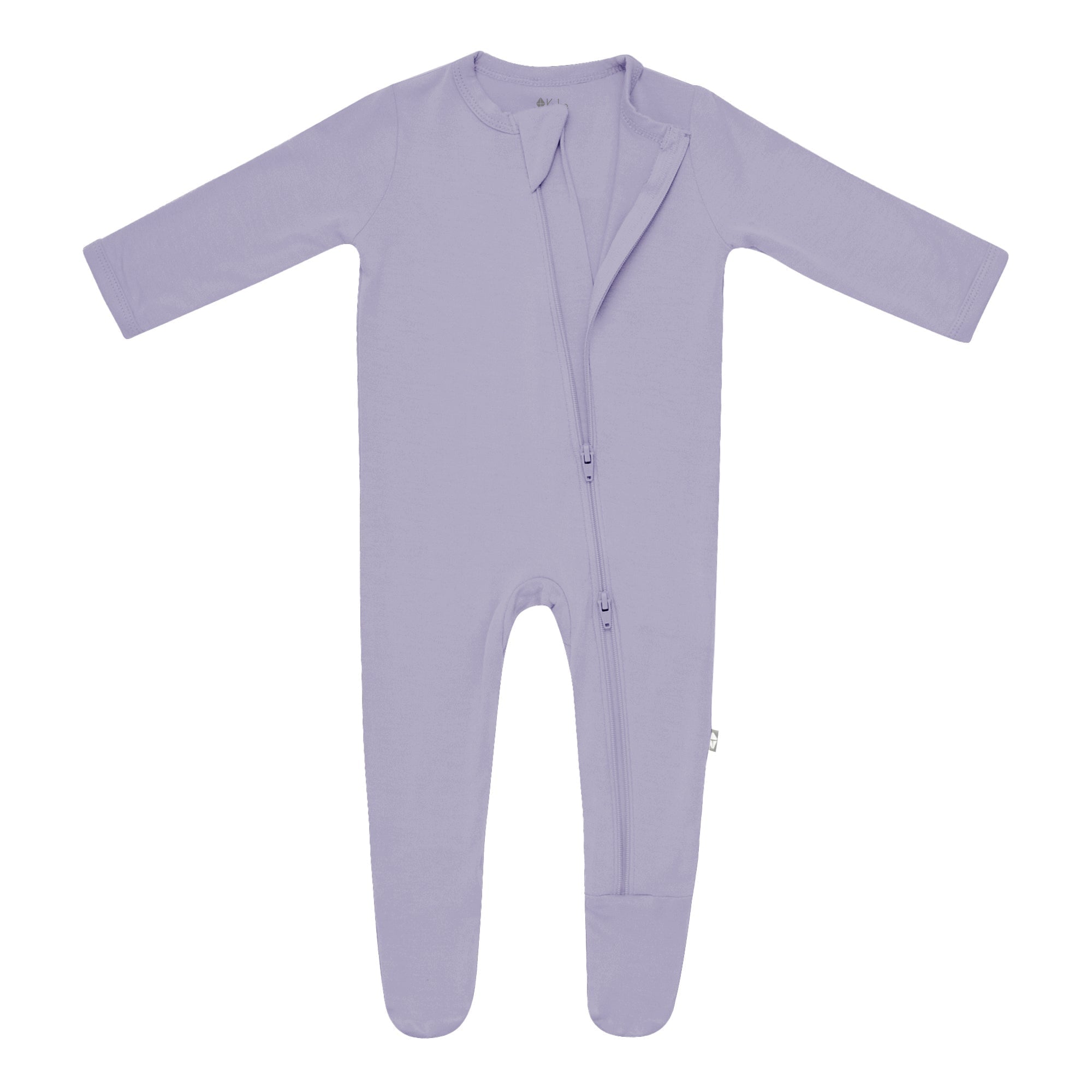 Kyte BABY Zippered Footies Zippered Footie in Taro