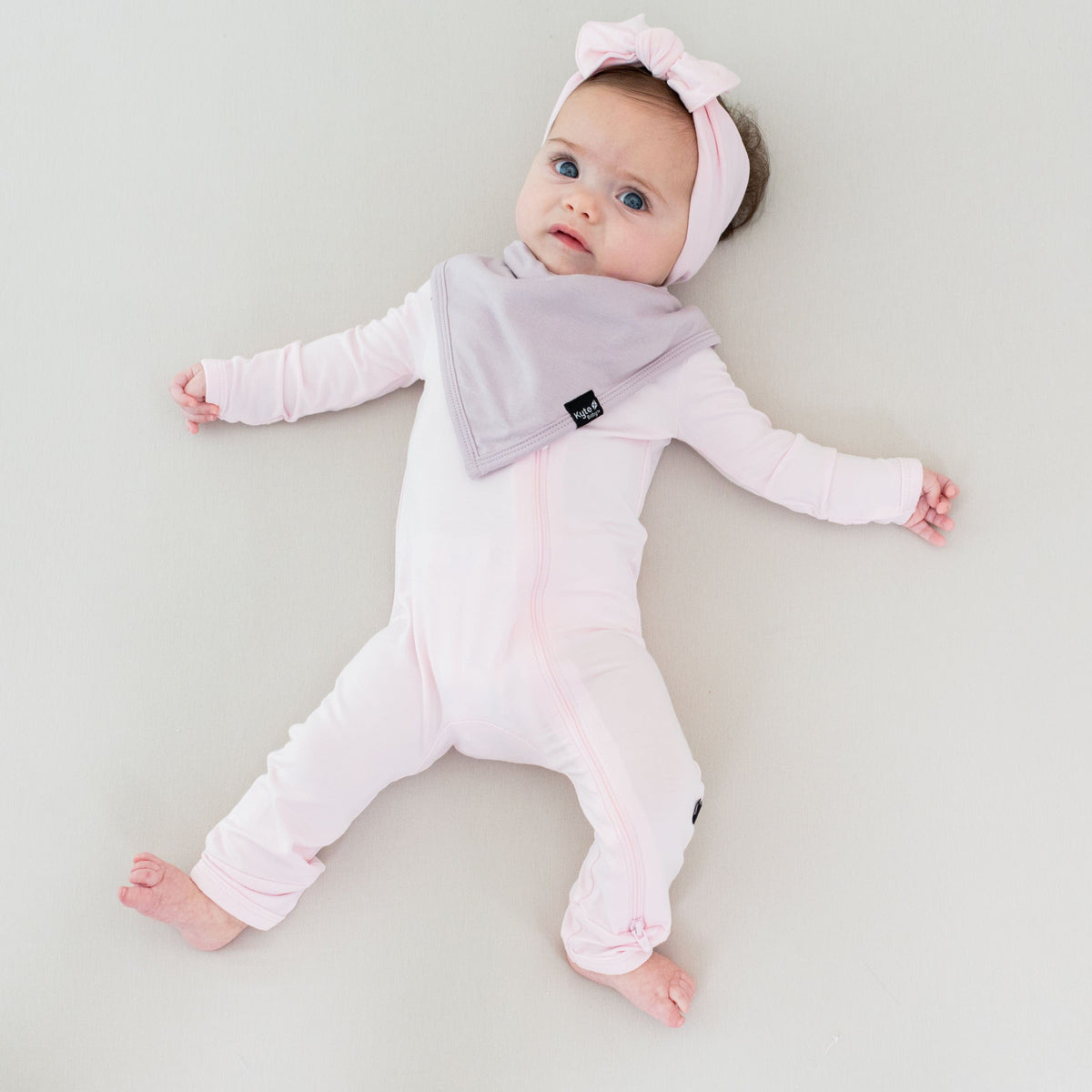 Kyte Baby Zippered Rompers Zippered Romper in Sakura