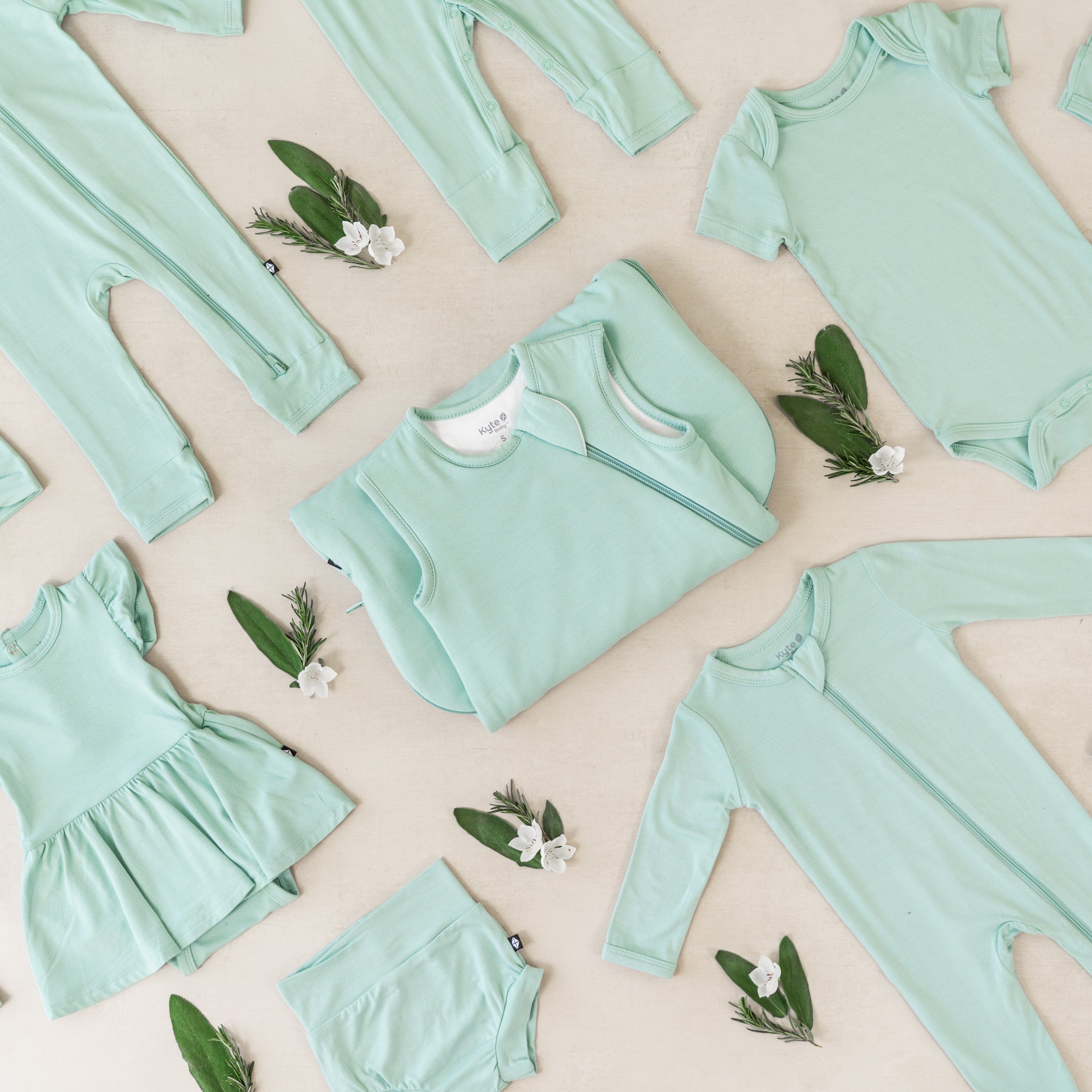 Kyte Baby Bubble Romper - Wasabi Kyte Baby Bubble Romper - Wasabi