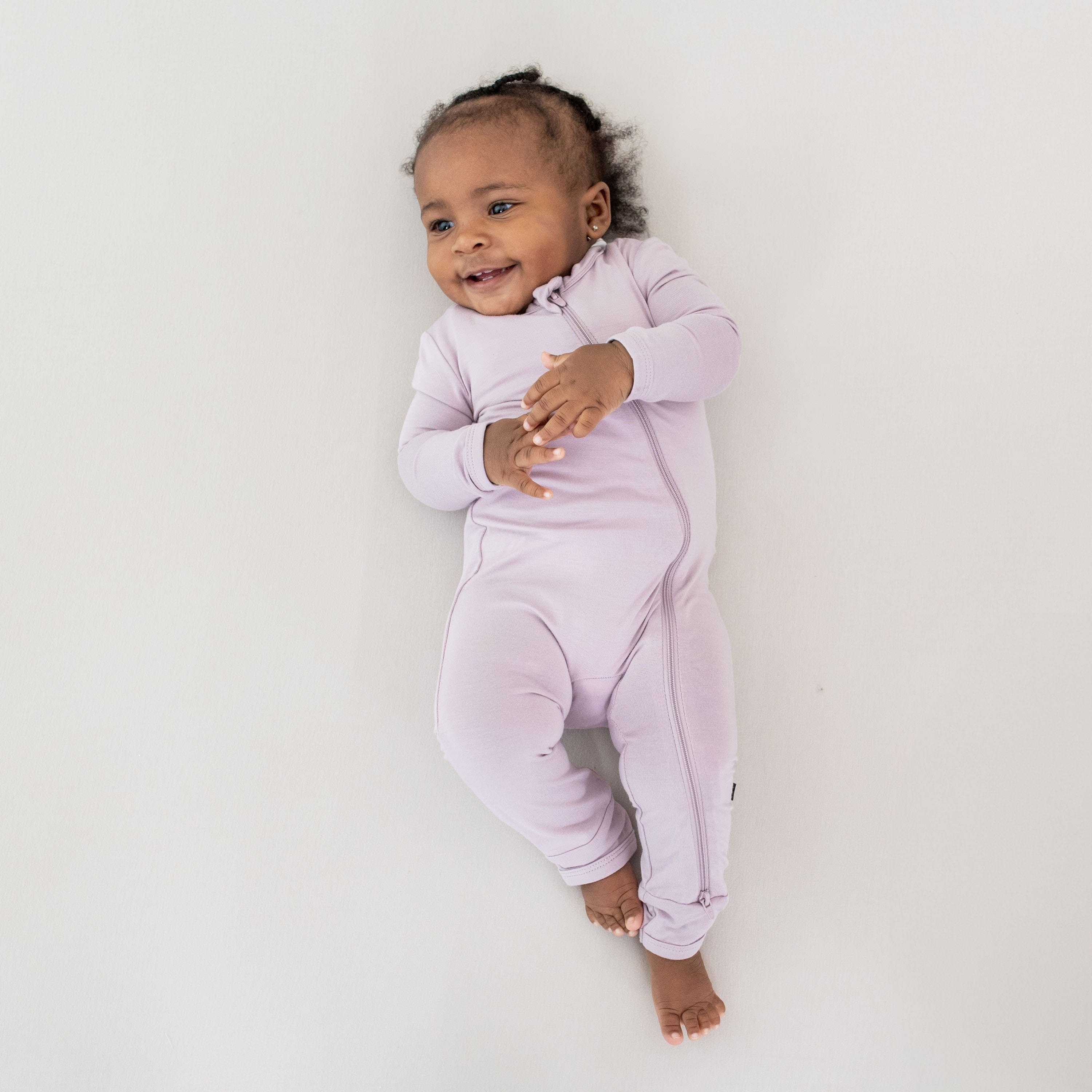 Kyte Baby Zippered Romper - Wisteria Kyte Baby Zippered Romper - Wisteria
